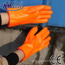 NMSAFETY sécurité pvc gant 3 couches doublure gants résistants à l&#39;huile huile résistant aux gaz gants de travail